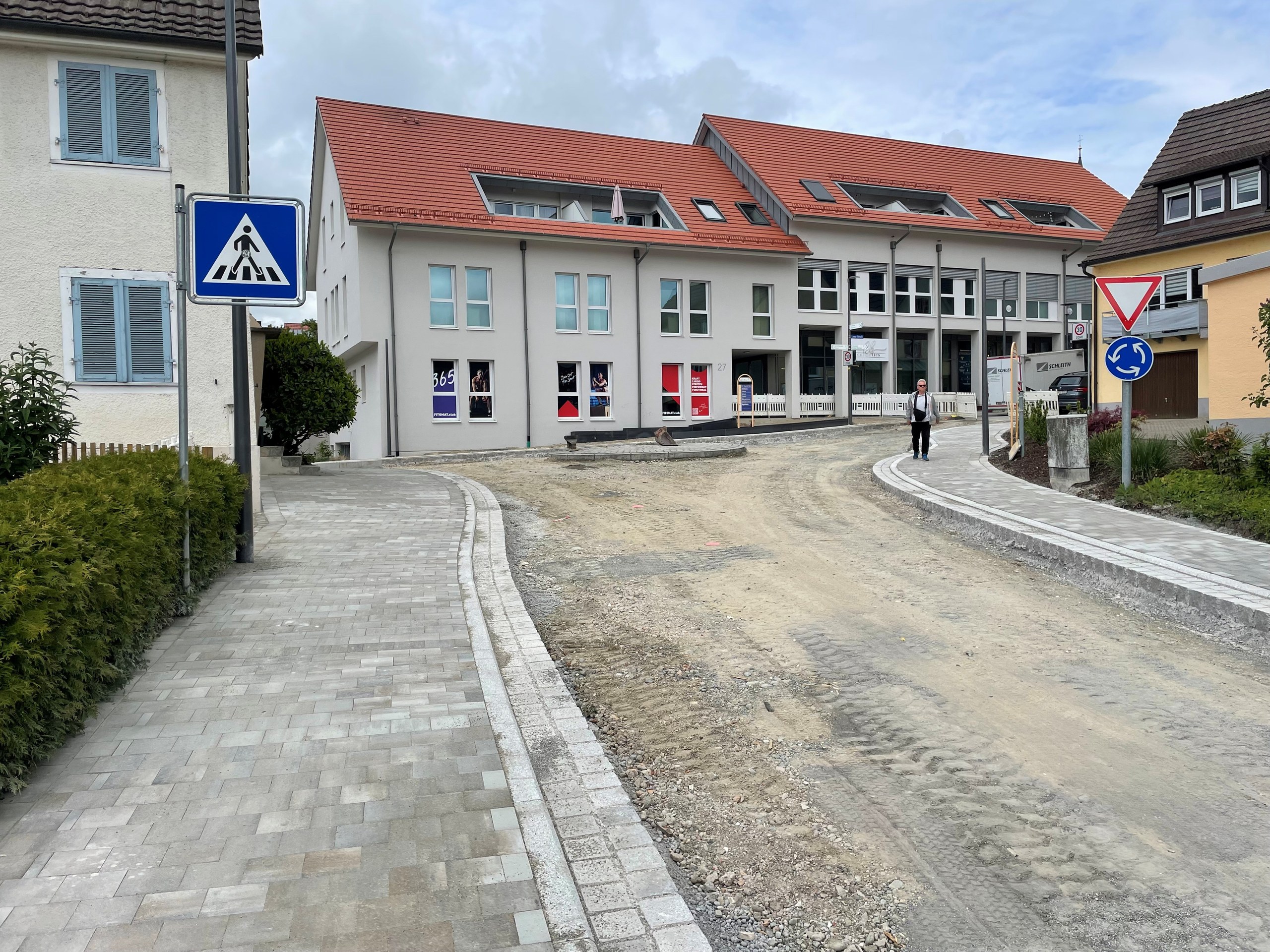 Neue Dorfmitte an der L226 in Steißlingen